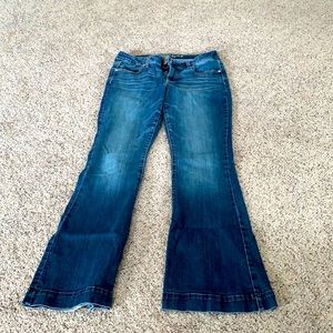 American eagle skinny flare jeans